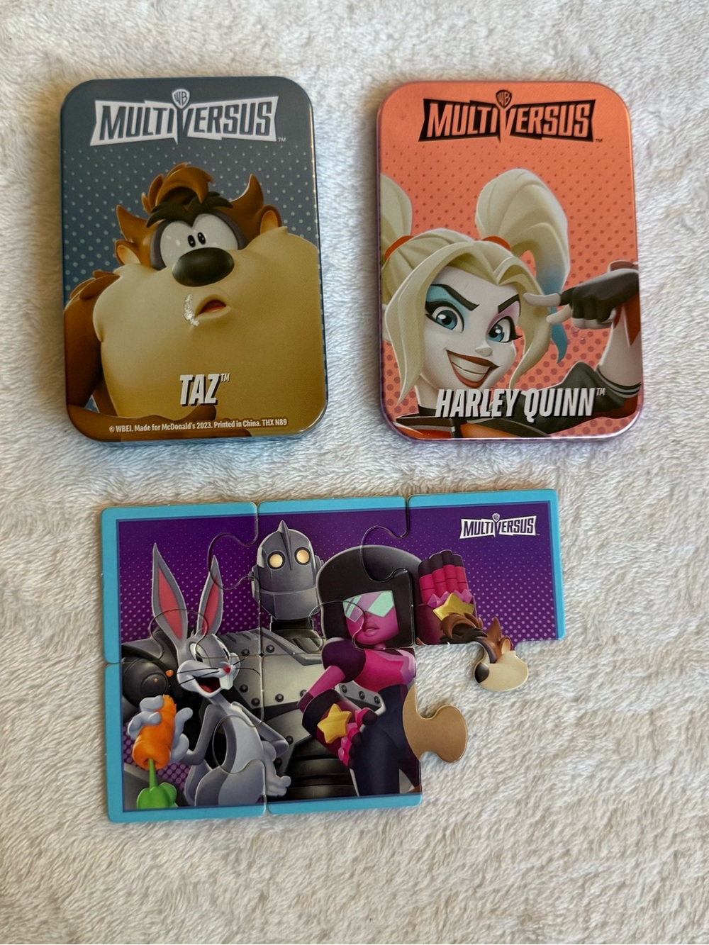 TAZ harley quinn puzzle multiverse replacement parts and tin